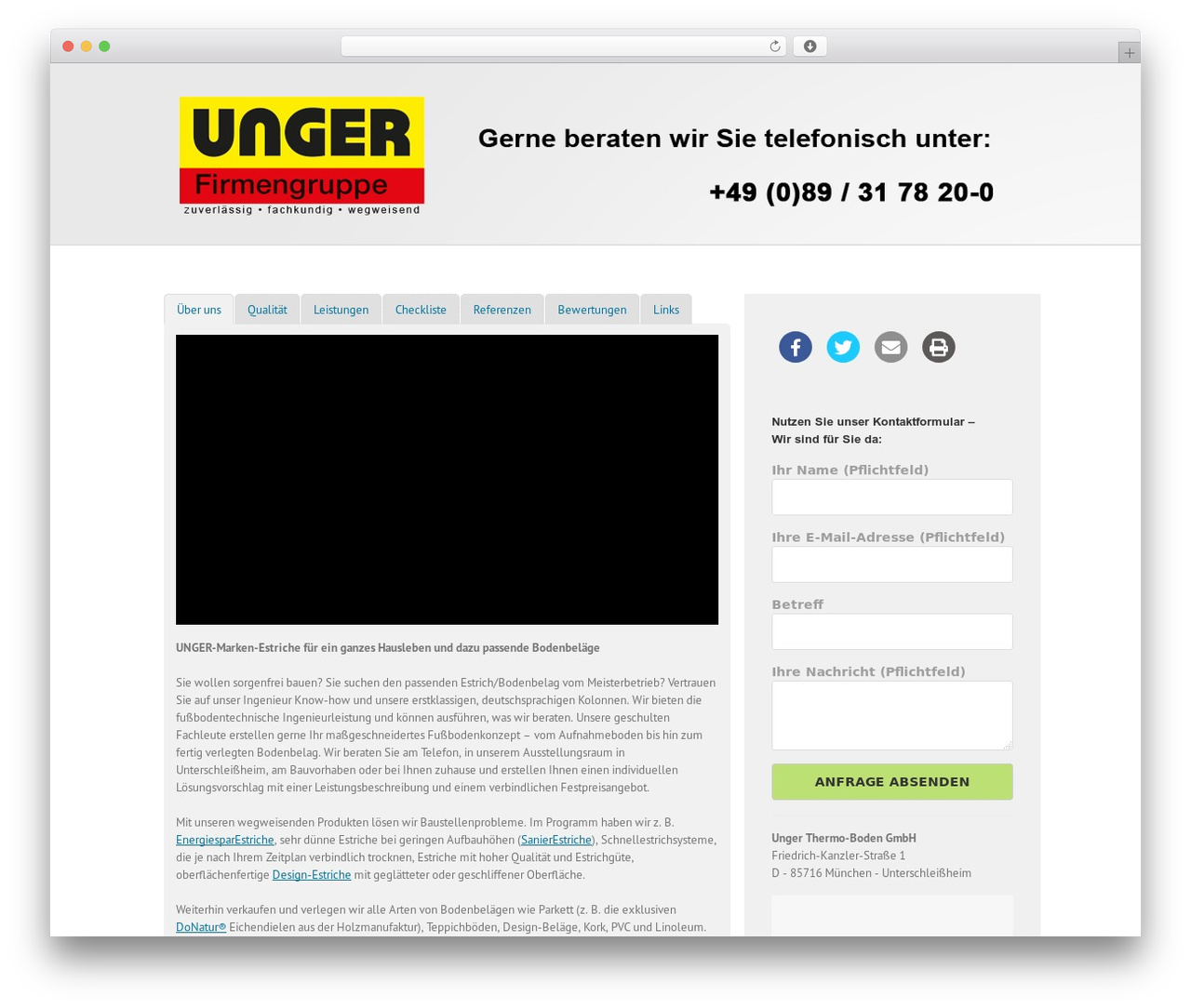 Avada WordPress theme - estrich-muenchen.eu