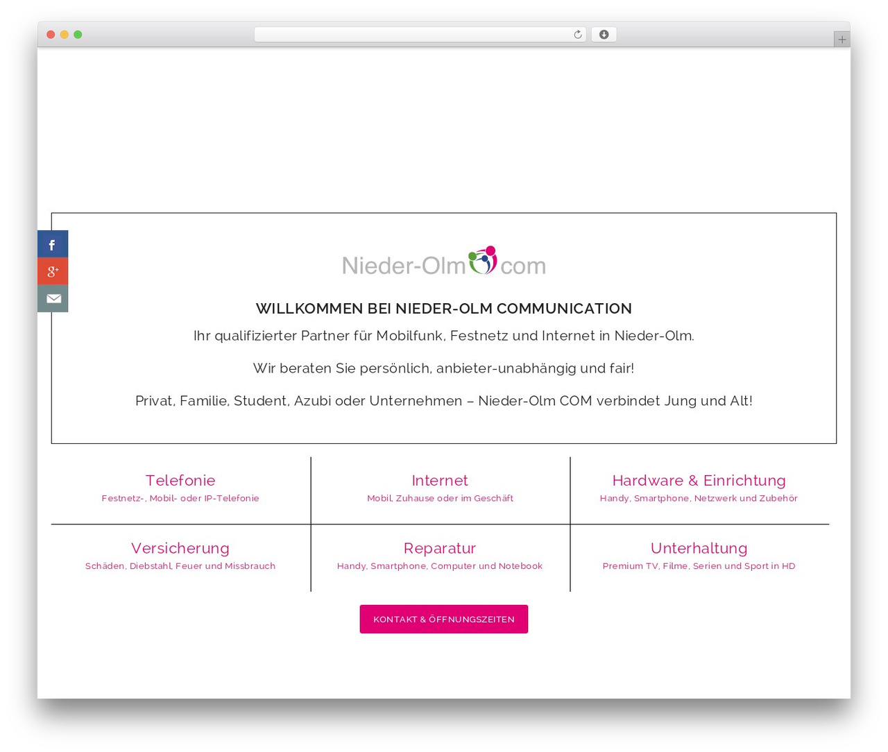 Brooklyn WordPress theme - niederolm-com.de