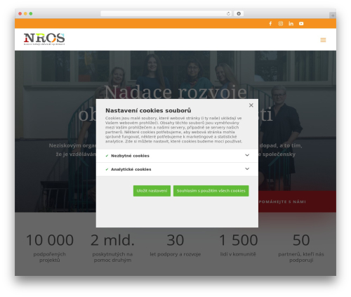 Divi theme WordPress - nros.cz