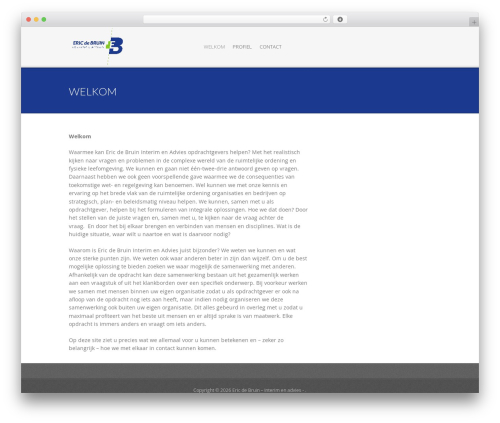 Django WordPress theme - ericdebruin.nl
