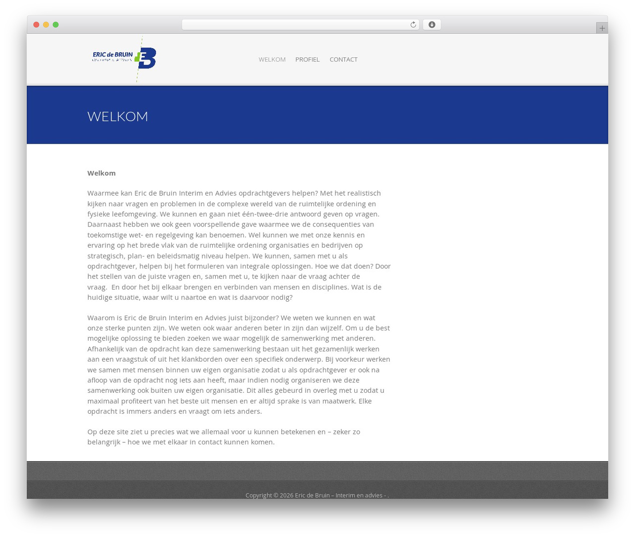 Django WordPress theme - ericdebruin.nl