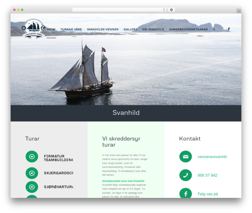 Enfold best WordPress theme - svanhild.no