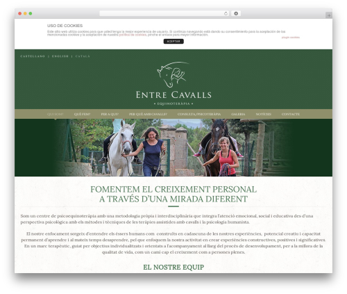 Equestrian WordPress theme - entrecavalls.com/?password-protected=login&redirect_to=entrecavalls.com