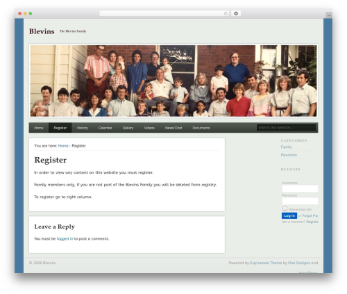 WP Family Tree (wp-family-tree) free WordPress plugin - blevinstribe.com
