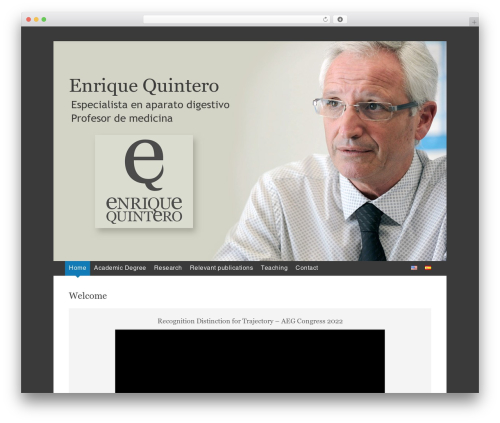 Expound WordPress theme - enriquequintero.com