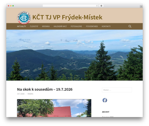 First WordPress theme - kct-vpfm.cz