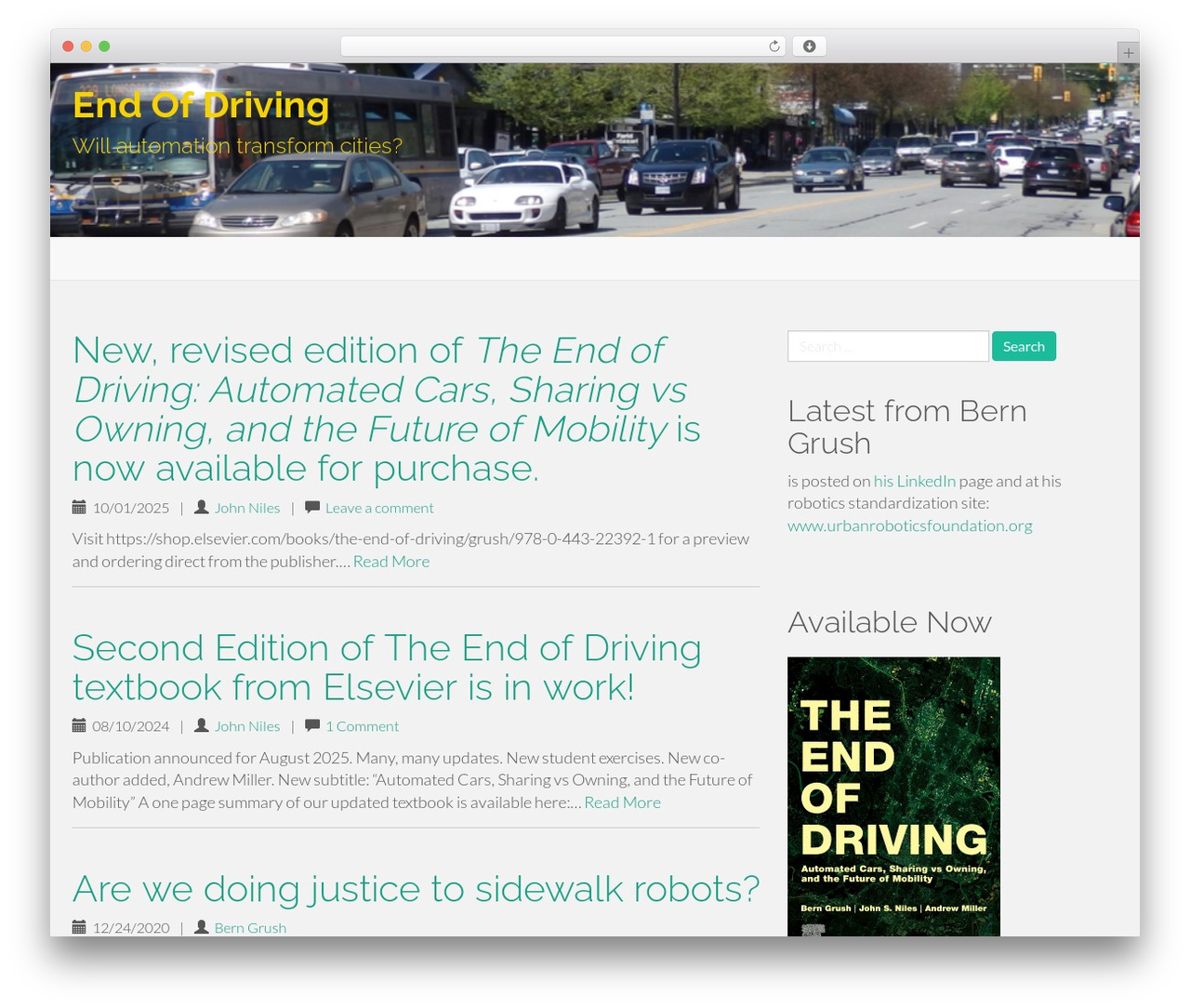 Flat Bootstrap theme WordPress free - endofdriving.org