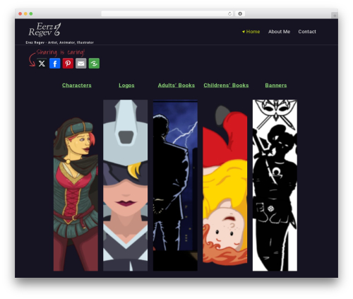Interio WordPress theme - erezregev.com