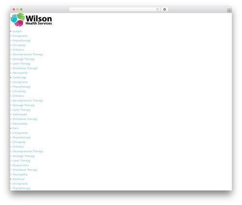 Medigroup top WordPress theme - wilsonhealth.ca