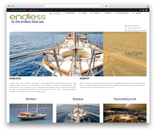 Frontend_builder WordPress plugin - endlessyachting.com