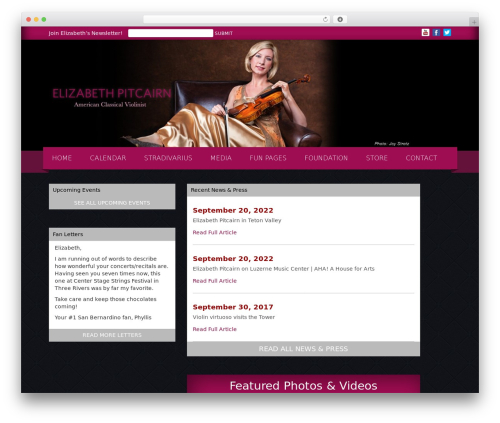 Theme WordPress Elizabeth - elizabethpitcairn.com