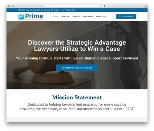 Theme WordPress Corelaw - primedocumentservices.com