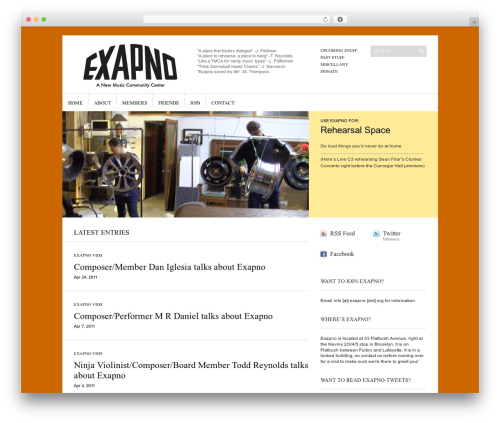 Theme WordPress Sight - exapno.org