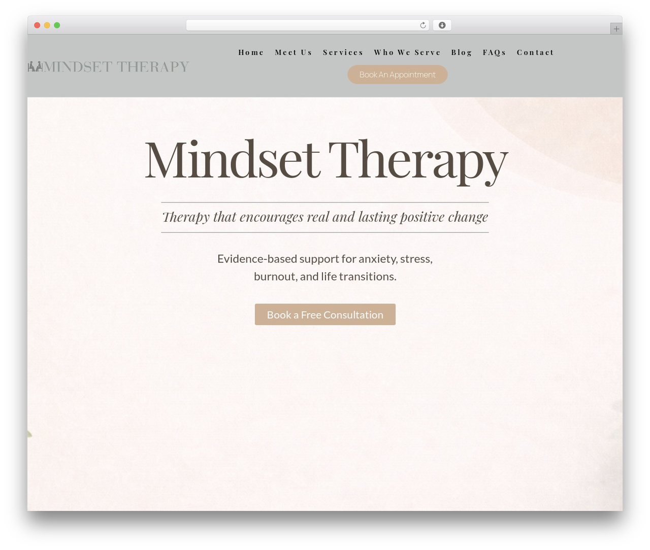 Theme WordPress Talking Minds - mindsettherapy.ca