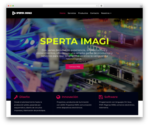Vaximo WordPress theme - spertaimagi.com