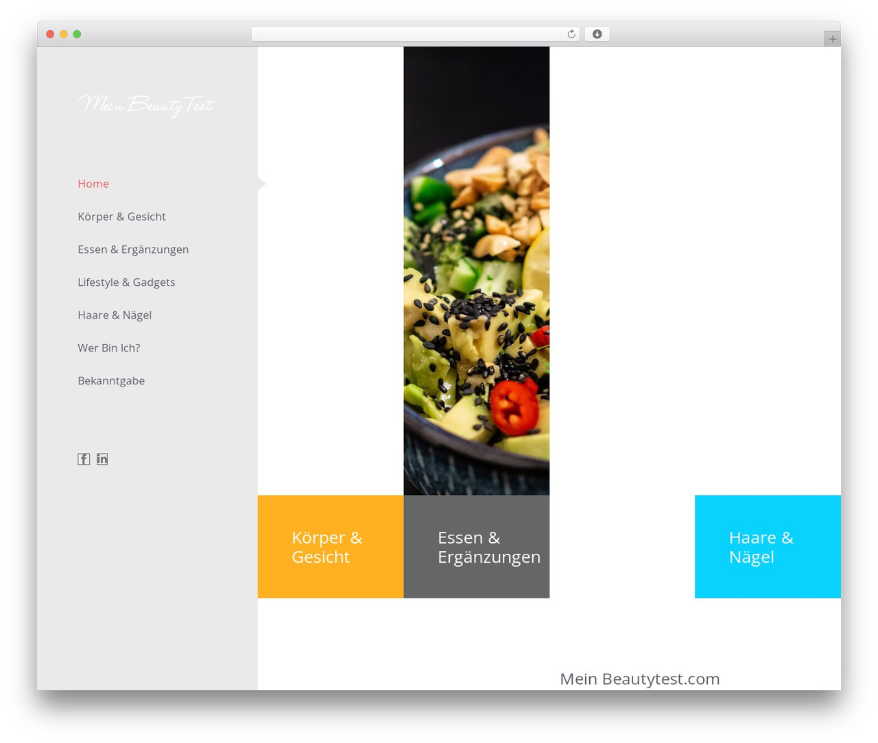 WordPress theme Avada - meinbeautytest.com