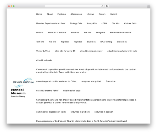 WordPress theme TechUp - mendel-museum.com WordPress theme TechUp - mendel-museum.com