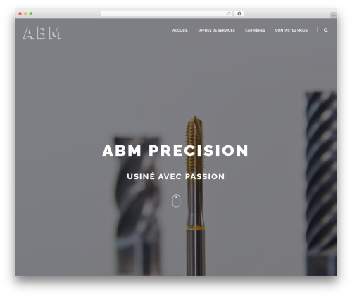 Universal portfolio WordPress plugin - abmprecision.ca