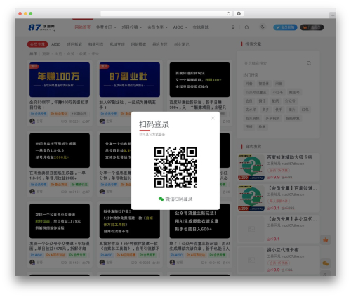 子比主题 WordPress theme - hg87.cn