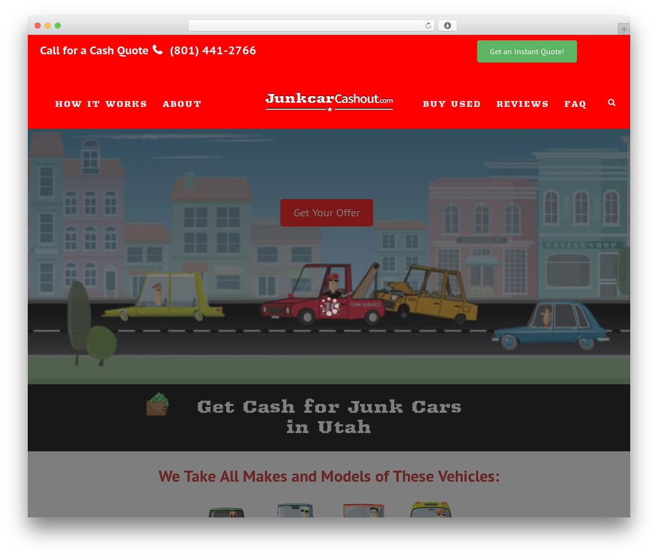 Ark theme WordPress - junkcarcashout.com