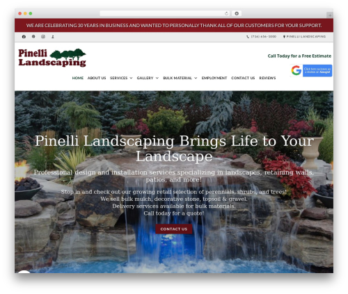 Beacon Theme WordPress theme - pinellilandscaping.com