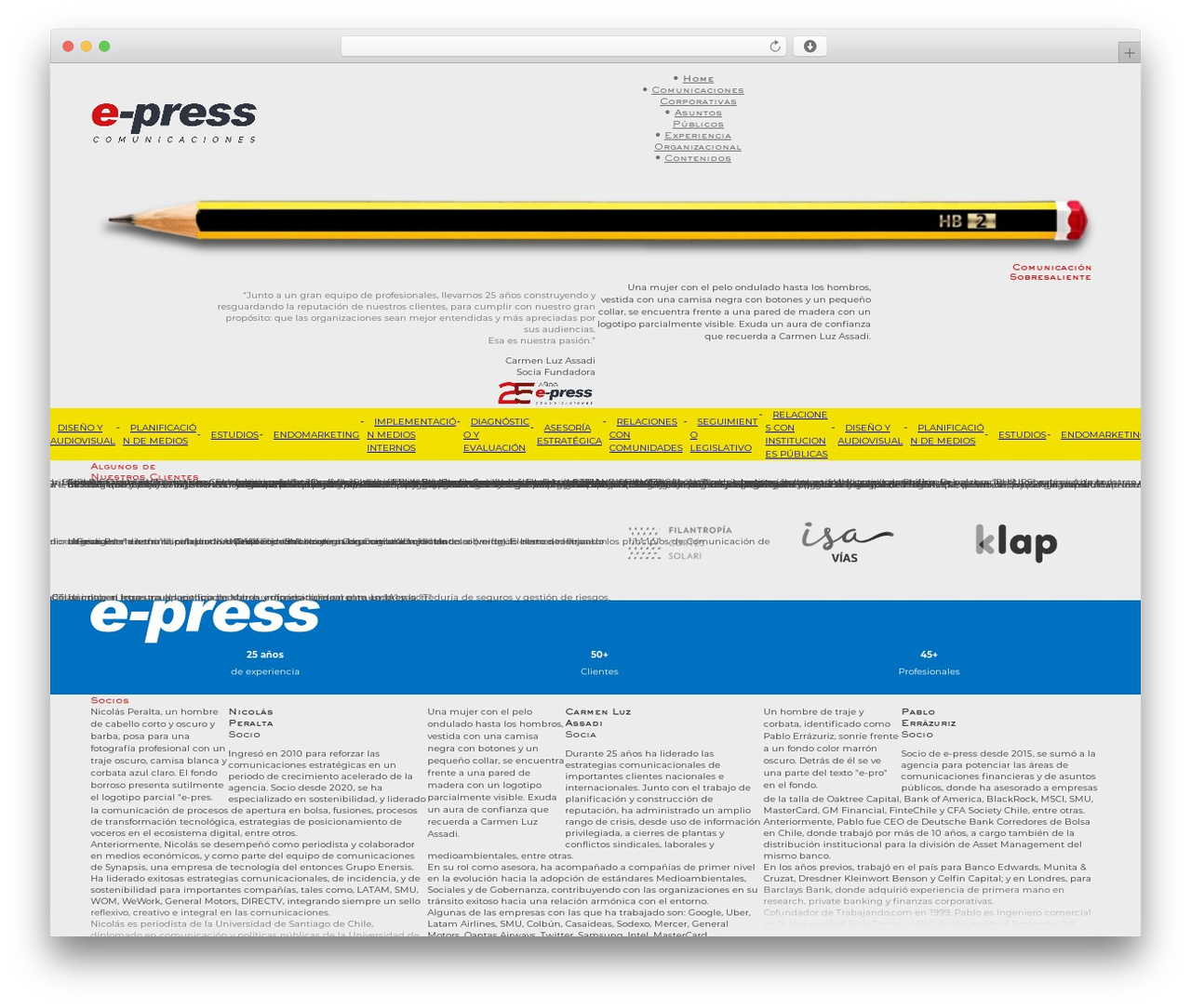 Bricks theme WordPress - e-press.cl