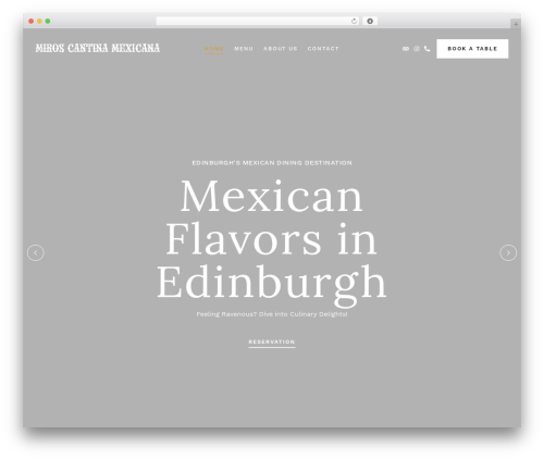 Caverta WordPress theme - miroscantinamexicana.co.uk