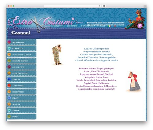 cherry WordPress theme - estrocostumi.com/estro