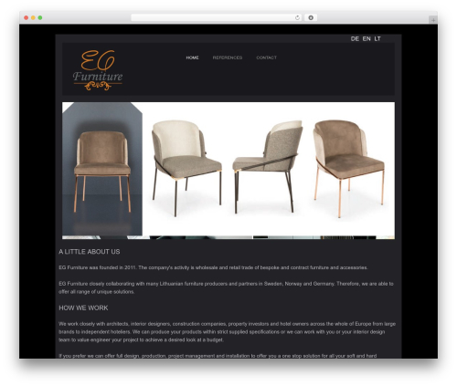 Dusky theme WordPress - egfurniture.lt