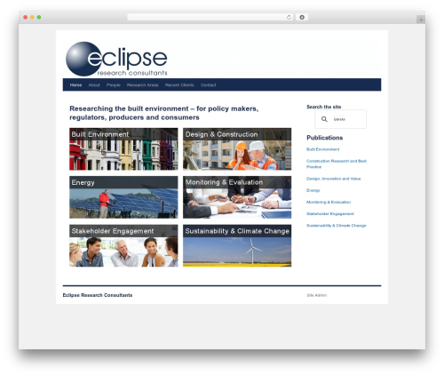 Eclipse WordPress theme - eclipseresearch.co.uk