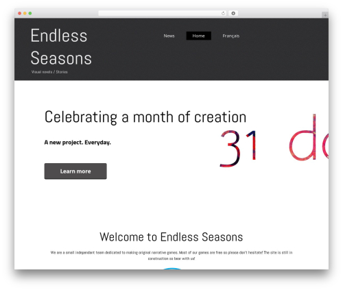 embr theme WordPress - endlessseasons.ch/en