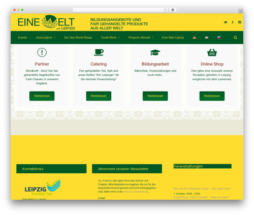 evolve Plus WordPress theme - einewelt-leipzig.de
