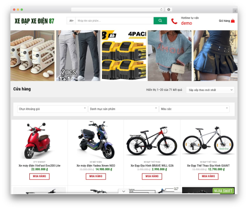 Flatsome WordPress theme - xedapxedien87.com