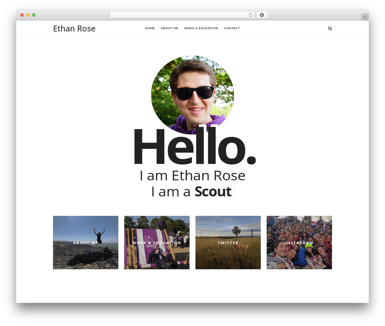 Impose WordPress theme - ethanrose.me.uk