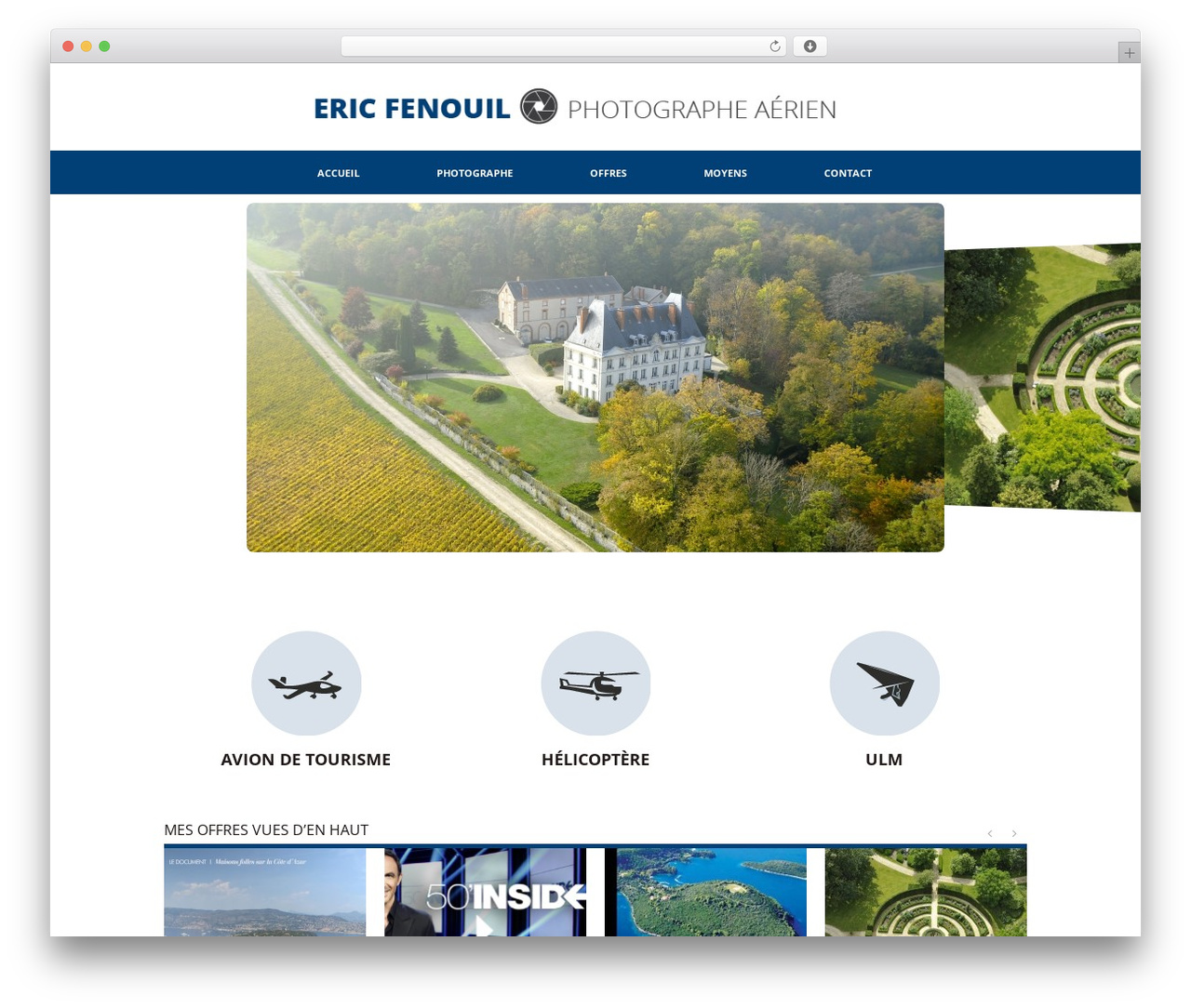 infinity WP theme - ericfenouil.fr