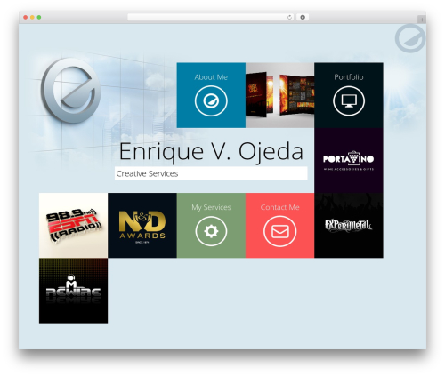 Next WordPress theme - enriqueojedacreativedesign.com