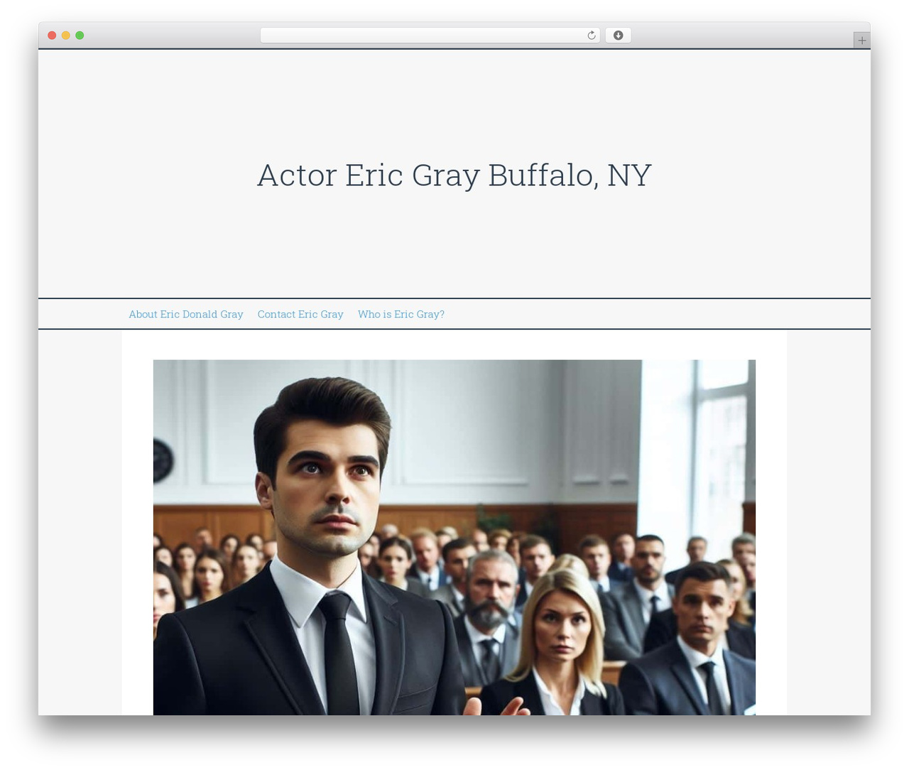 Ninja Shadow WordPress theme - ericgraybuffalo.com