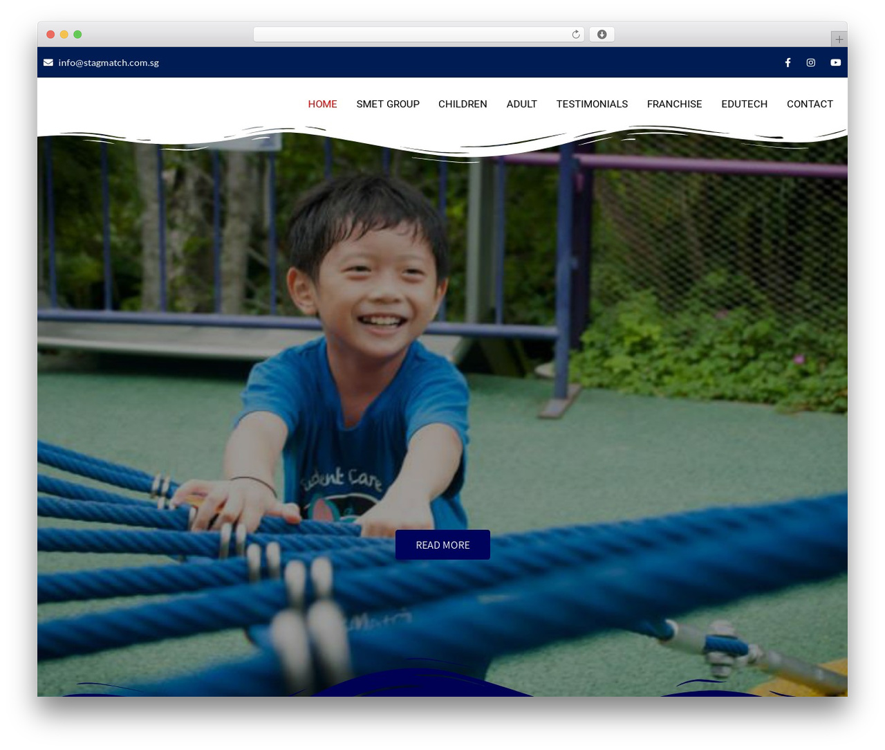Tutor WordPress theme - smet.edu.sg