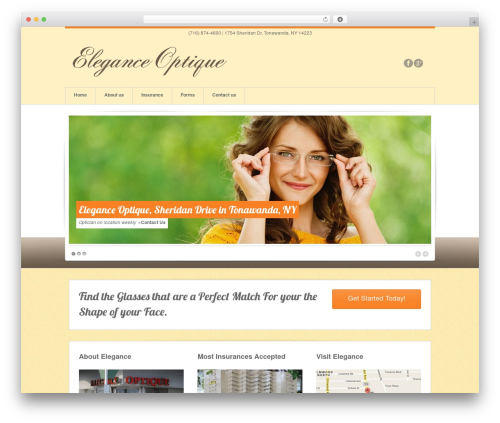 WordPress theme Swagger - eleganceoptique.com