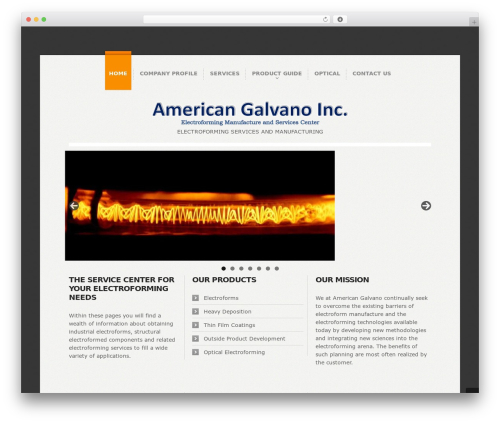 WordPress theme theme1856 - electroforms.com