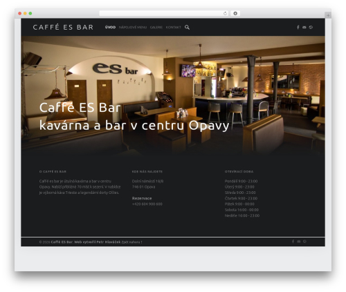 WordPress theme Auberge - esbar.cz