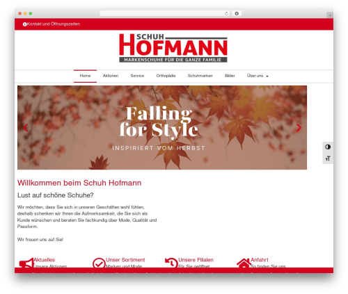WordPress theme GeneratePress - schuh-hofmann.de