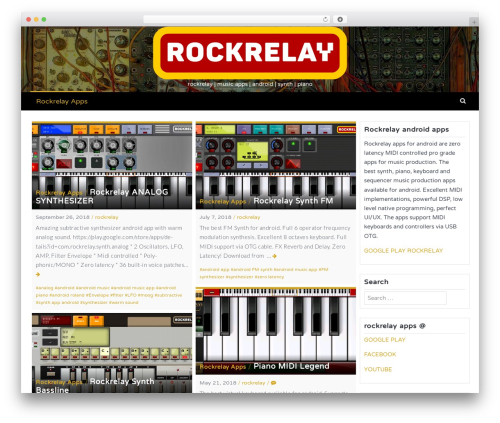 WordPress theme Latest - rockrelay.com