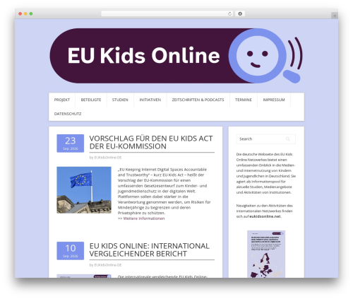 WP theme Contango - eukidsonline.de
