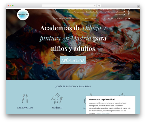academyTheme theme WordPress - academiadedibujoypintura.es