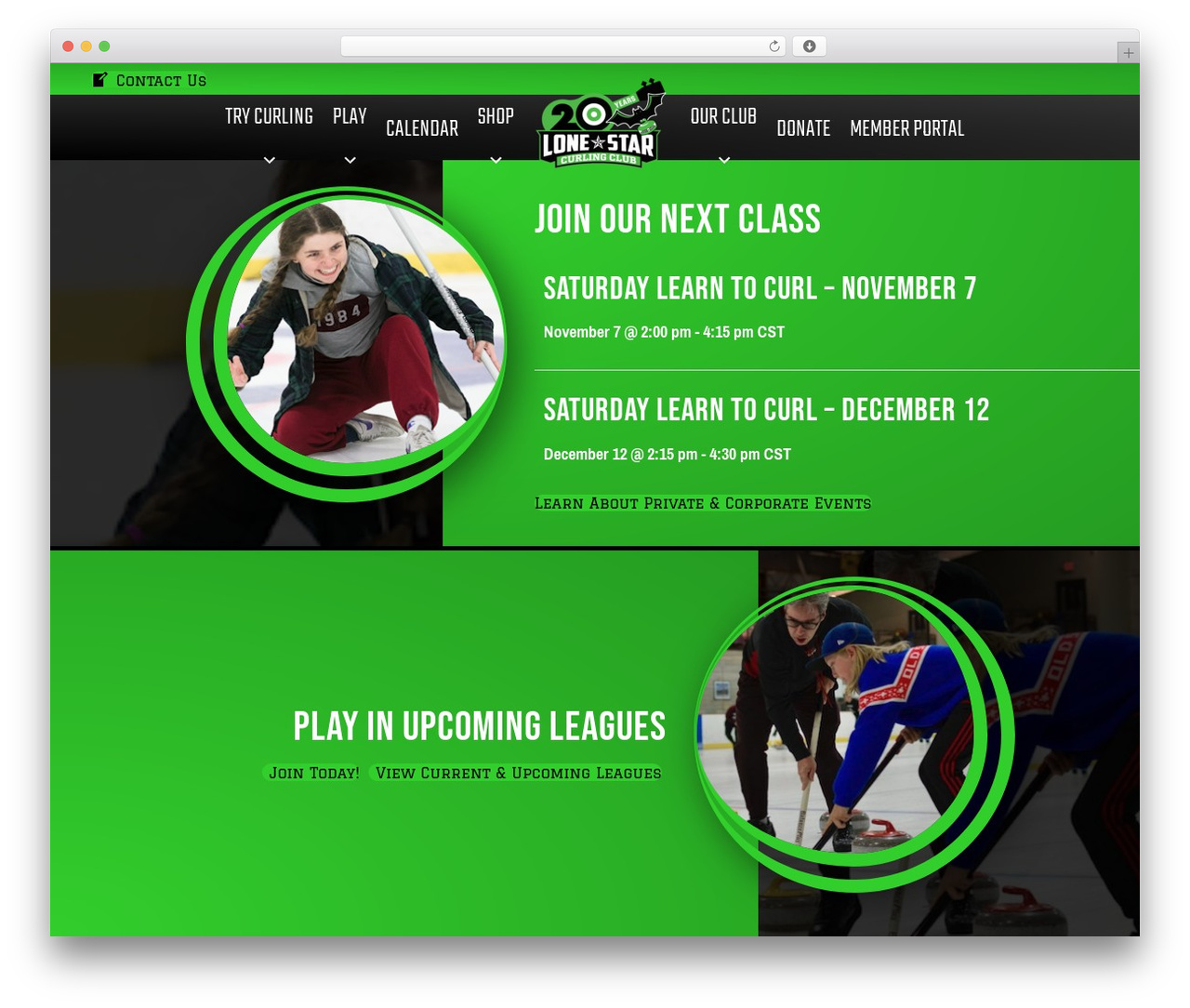 Beaver Builder Theme WordPress theme - lonestarcurling.com