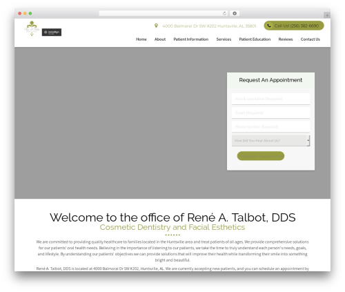 DoctorGenius Framework theme WordPress - yourhuntsvilledentist.com