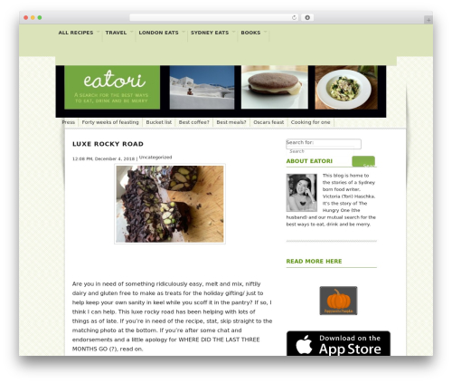 eatori theme WordPress - eatori.com