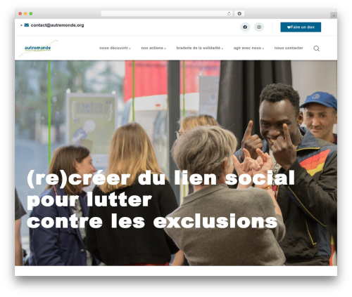 Halpes WordPress theme - autremonde.org