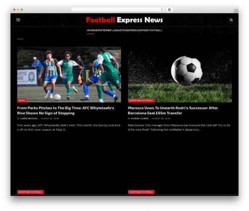 SmartMag best WordPress theme - footballexpressnews.com